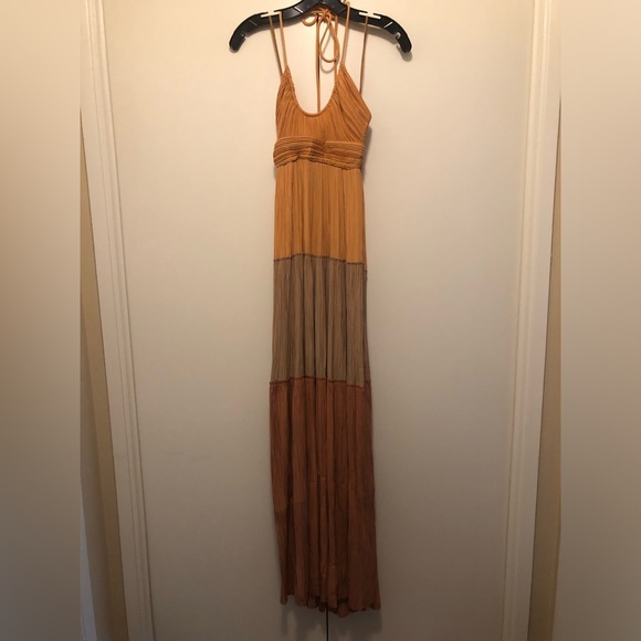 NWT $795 A.L.C. Cecilia Plisse Maxi Dress in size 00, 0  and 2! - Picture 7 of 13